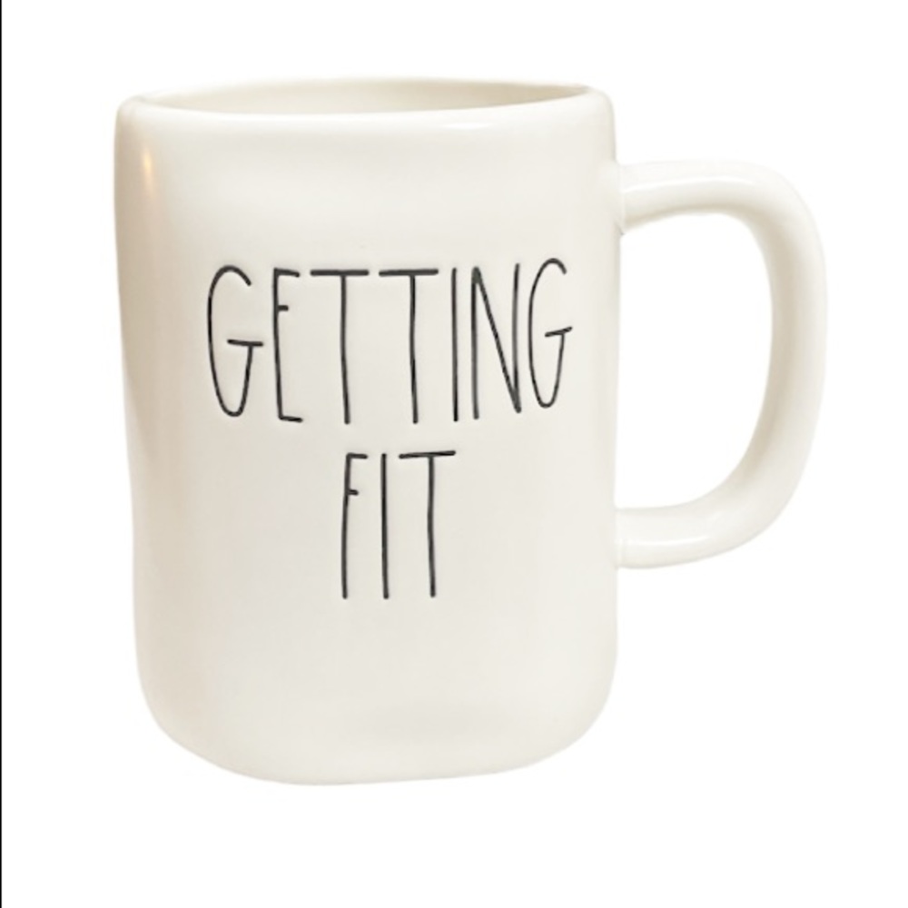 NEW Rae Dunn GETTING FIT Mug